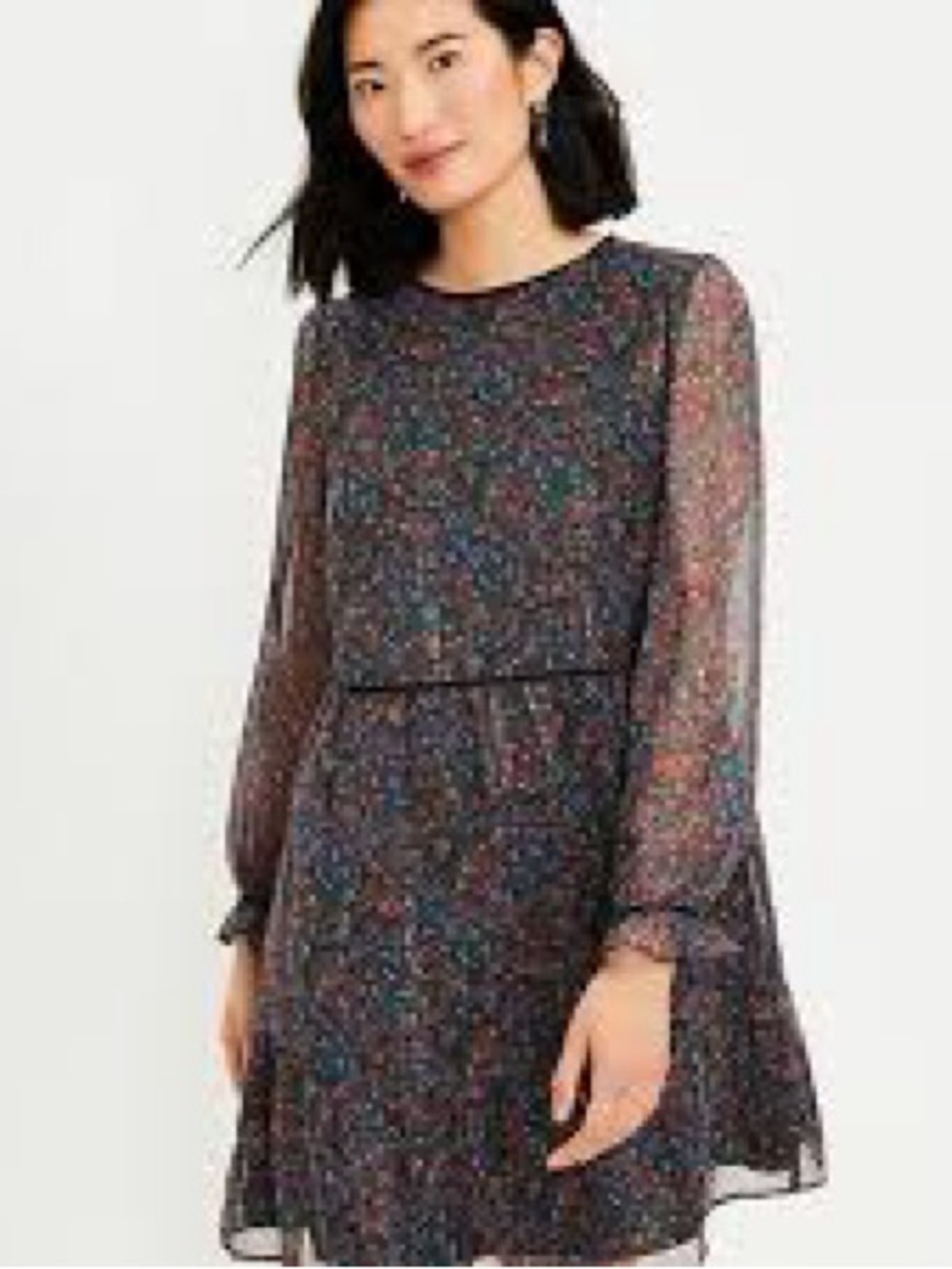 Loft Petite Paisley Print Women's Dress